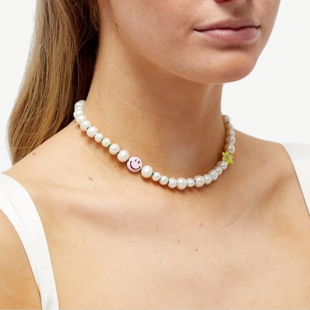 Martha Calvo Women's Dazed Necklace in Pearl MRSP $228